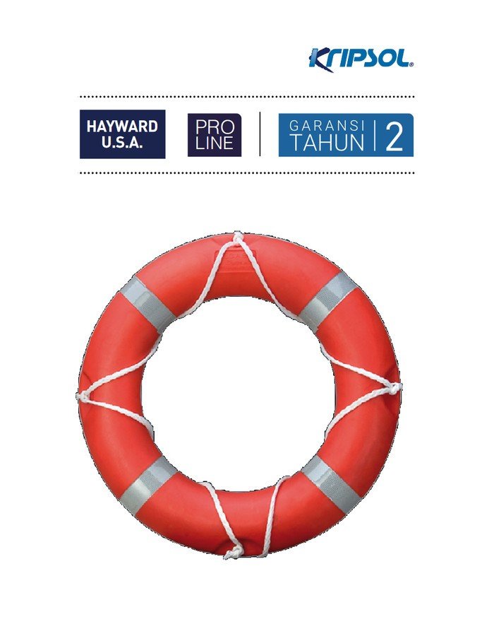 TERMURAH KRIPSOL PELAMPUNG BAN KESELAMATAN KOLAM RENANG / LIFE RING