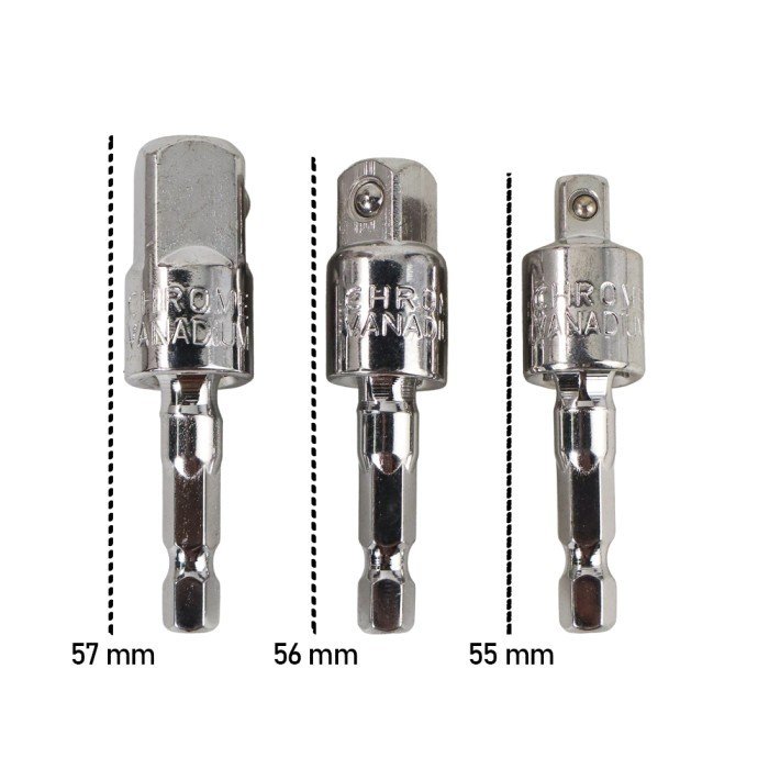 TERMURAH TAFFWARE TUOSEN MATA BOR ELEKTRIK 1/4 3/8 1/2 3 PCS - Image 4