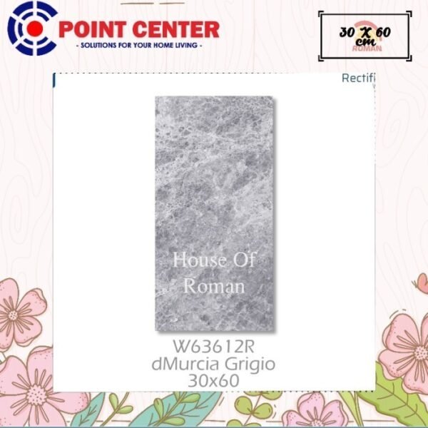TERMURAH ROMAN KERAMIK 30 X 60R W63612R DMURCIA GRIGIO GOL B