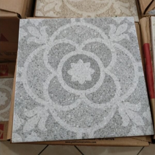 TERMURAH ASIA KERAMIK 25/25 ROMA GREY DÉCOR - Image 2