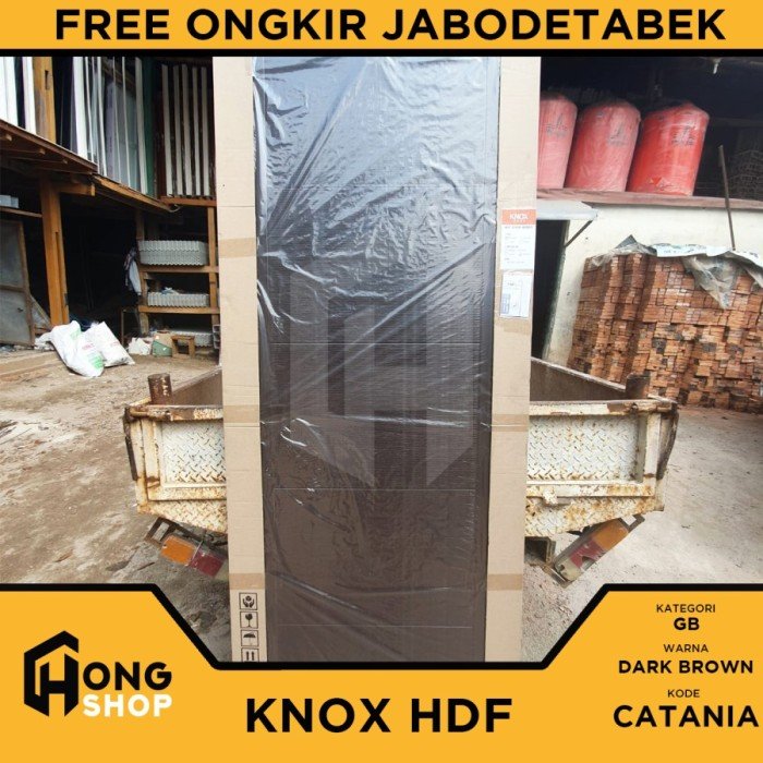 TERMURAH KNOX DAUN PINTU ONLY HSB CATANIA 82X210CM BROWN AREA TERBATAS - Image 4