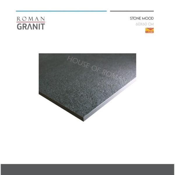 TERMURAH ROMAN GRANIT 60 X 60 GT605519CR DSTANFORD BLACK - Image 3