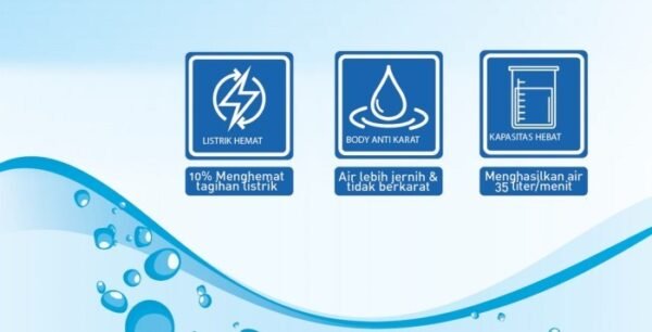 TERMURAH PANASONIC GA 126 JAK POMPA AIR LISTRIK SUMUR DANGKAL AUTO - Image 3