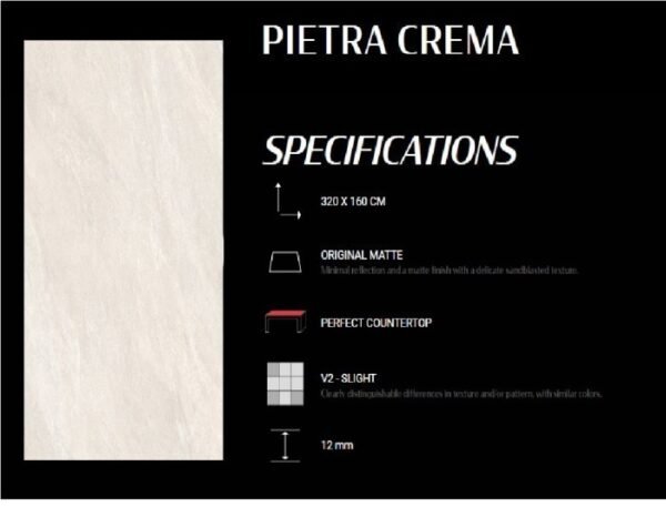 TERMURAH QUADRA GRANIT 320 X 160 BIG SIZE PIETRA CREMA