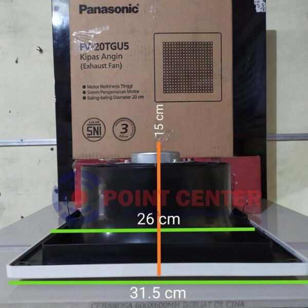 TERMURAH KIPAS ANGIN HISAP PLAFON PANASONIC EXHAUST FAN 8" FV-20TGU - Image 3