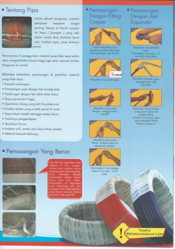 TERMURAH WESTPEX PIPA PEX PN-12,5 25MM (1 INCH) PERROLL 50M DINGIN - Image 3