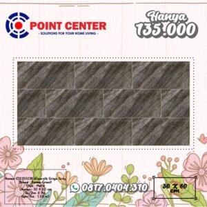 TERMURAH ROMAN KERAMIK 30 X 60 GT635513R DQUARZITE GRIGIO GREY