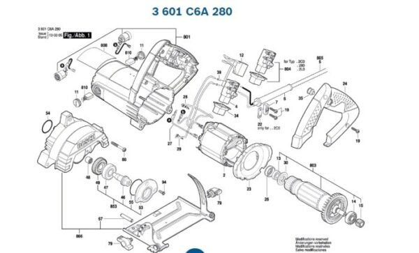 TERMURAH 1619P06303 BOSCH ARMATURE GDM 13-34 / SPARE PART - Image 3