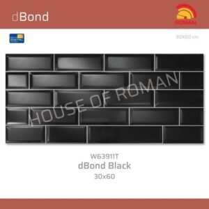 TERMURAH ROMAN KERAMIK dBond Black 30x60T W63911T
