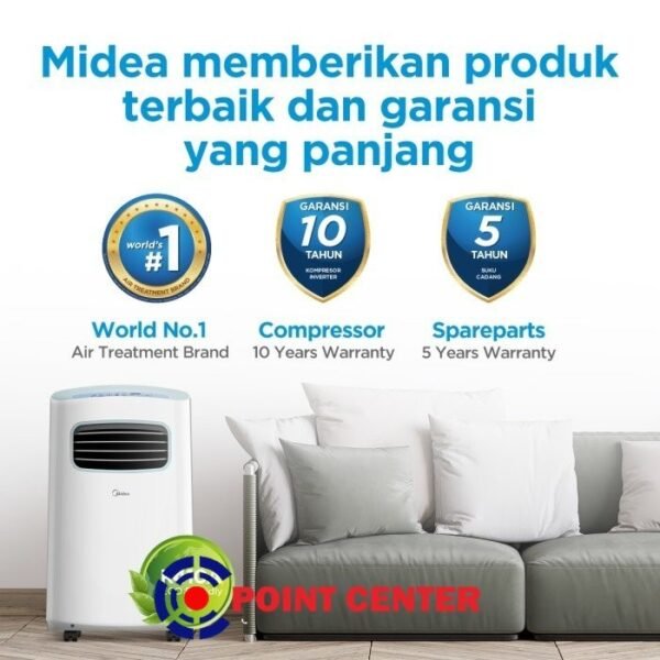TERMURAH AC MIDEA PORTABLE MPF2-12CRN1 1.5 PK 1 1/2 PK - Image 3
