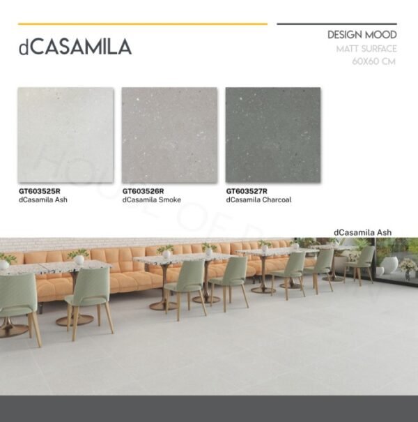 TERMURAH ROMAN GRANIT 60 X 60 GT603525R DCASAMILA ASH - Image 4