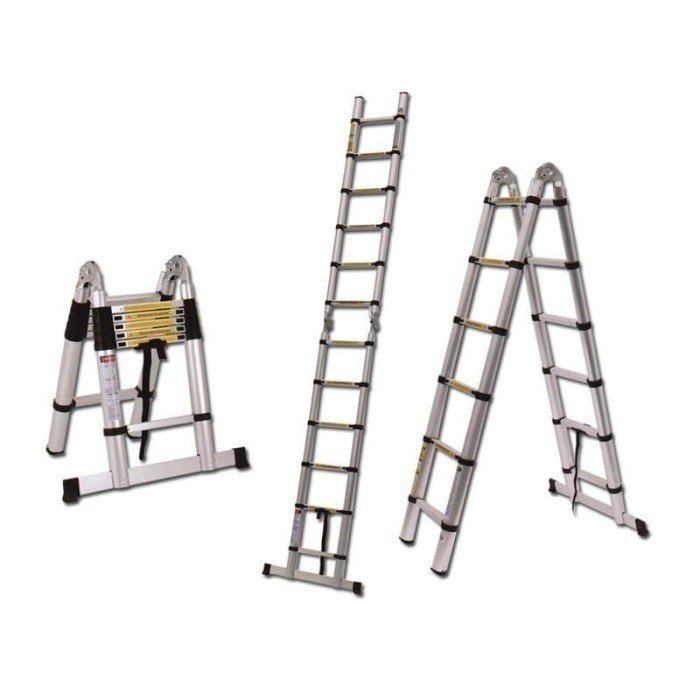TERMURAH DENKO TLB 9 Tangga Teleskopik Ganda 2X9 Steps 5.6M - Image 2