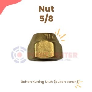 TERMURAH NUT PIPA AC 5/8” / NUT KUNINGAN UNTUK PIPA AC 5/8"
