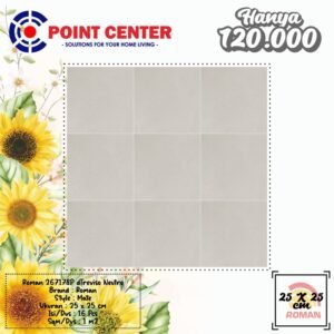 TERMURAH ROMAN KERAMIK 25 X 25 267178P DTREVISO NEUTRO
