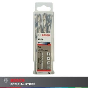 TERMURAH BOSCH MATA BOR HSS-G METAL DRILL BIT 10.0 MM X 5 PCS