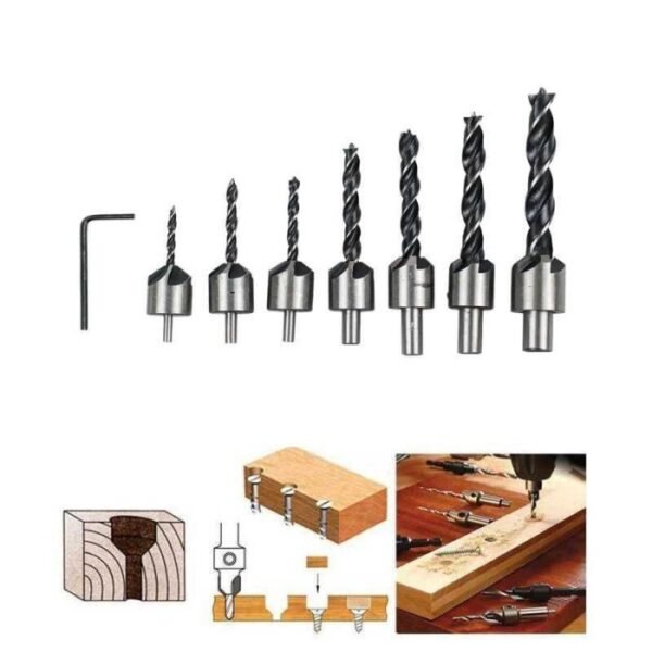 TERMURAH TAFFWARE MATA BOR DRILL BIT HSS 3-10MM 7 PCS - QST-K13 - Image 2