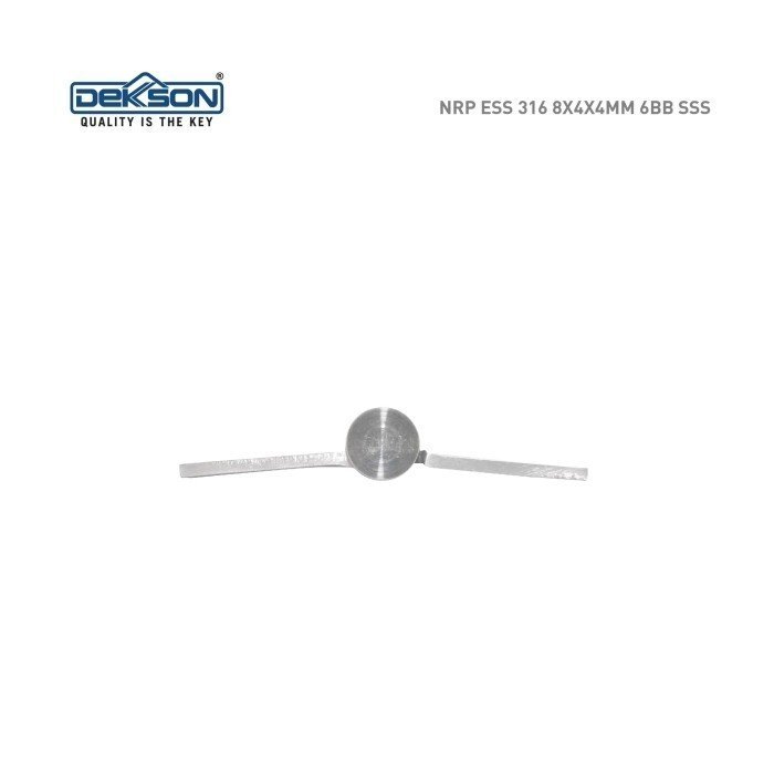 TERMURAH DEKKSON Engsel Pintu Kupu HINGE NRP ESS 316 8X4X4MM 6BB SSS - Image 4