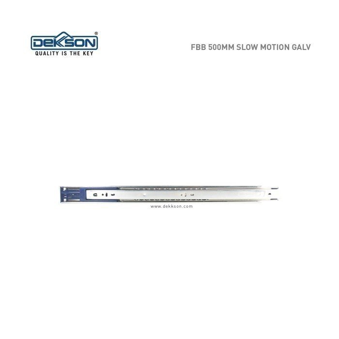 TERMURAH DEKKSON Furniture Ball Bearing FBB 500MM Slowmotion Galv - Image 2