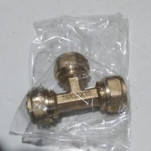 TERMURAH FIDEM FITTING T16 EQUAL TEE (BRASS) 1/2 INCH TEE DRAT DALAM