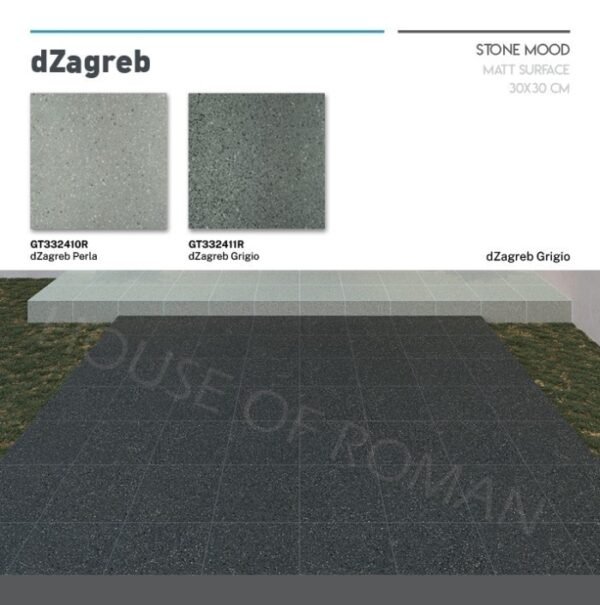 Termurah ROMANGRANIT dZagreb Grigio 30x30 GT332411R ROMAN GRANIT - Image 4