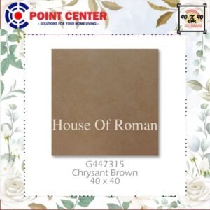 TERMURAH ROMAN KERAMIK 40 X 40 G447315 CHRYSANT BROWN GOL B