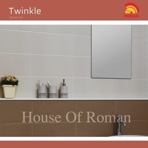 TERMURAH ROMAN KERAMIK 20 X 40 W40209 TWINKLE BLACK GOL CS - Image 2