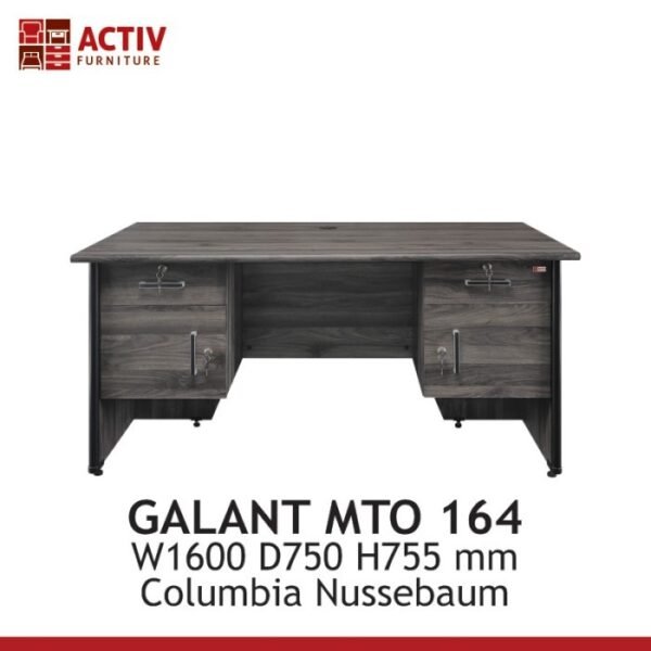 TERMURAH ACTIV FURNITUR GALANT MTO 164 MEJA KANTOR KERJA BELAJAR TULIS