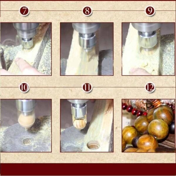TERMURAH TAFFWARE HUHAO MATA BOR TASBIH DIY BEADS BIT 6 12 MM R02 - Image 4