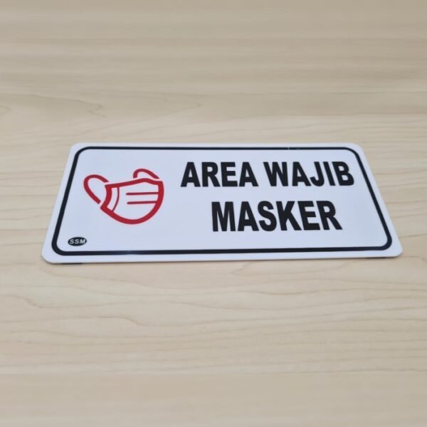 TERMURAH LABEL / PAPAN PENANDA AKRILIK MEDIUM - Image 2