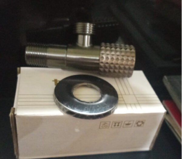 TERMURAH STOP KRAN BOTOL SHOWER BULAT STAINLESS ABU A - 5483 - Image 3