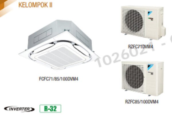 TERMURAH DAIKIN SCFC85DV-L CEILINGMOUNTED CASSETTE 3.5 PK