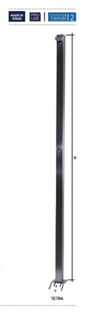 TERMURAH KRIPSOL SHOWER DT100 TETRA AISI 304 KOLAM RENANG - Image 2