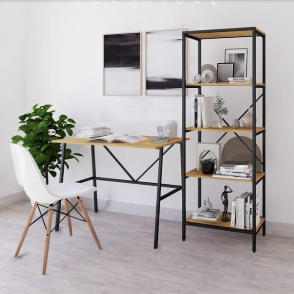 TERMURAH ACTIV FURNITURE MARTIN MK 102 J MEJA KANTOR KAKI BESI MODERN - Image 2