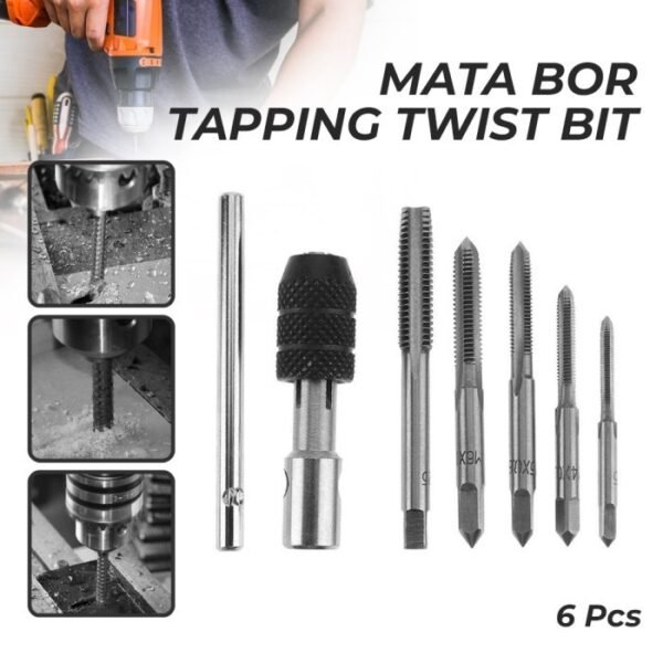 TERMURAH TAFFWARE MATA BOR ALLOET BIT 6 PCS - Image 2