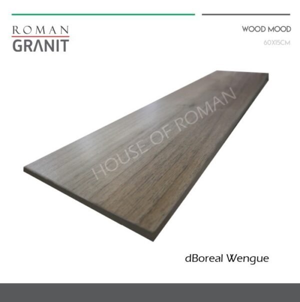 TERMURAH ROMAN GRANIT 15 X 60 GT612219R DBOREAL WENGUE - Image 3