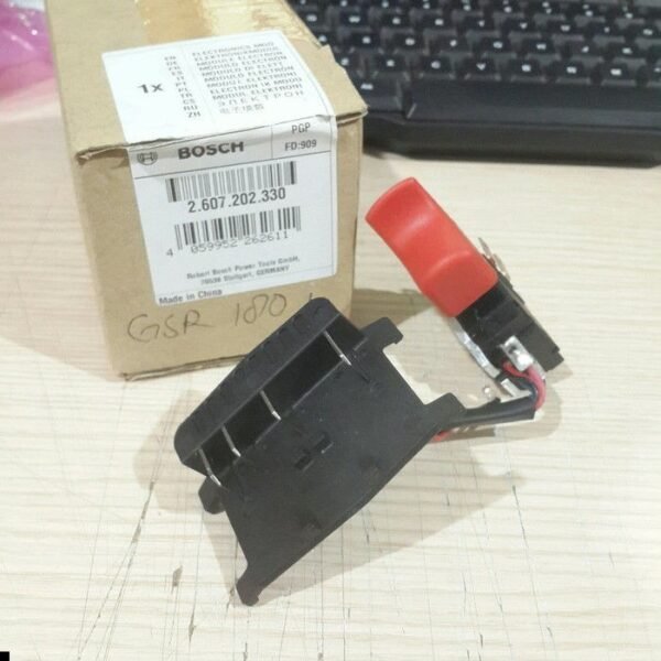 TERMURAH 2607202330 BOSCH SWITCH GSB 18 VE / SPARE PART BOSCH ORIGINAL