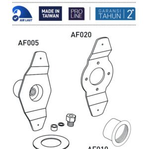TERMURAH AURA FITTING DINDING BETON LED MINI AF010-D KOLAM RENANG