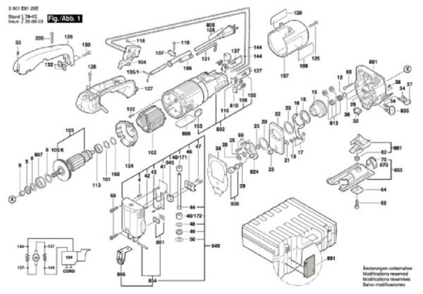 TERMURAH 2607200260 BOSCH SWITCH GST 8000 E BOSCH ORIGINAL - Image 3