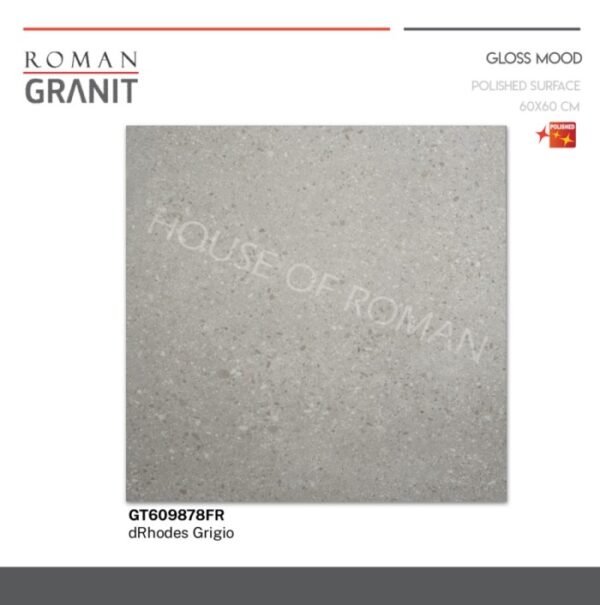 TERMURAH ROMAN GRANIT 60 X60 GT609878FR DRHODES GRIGIO