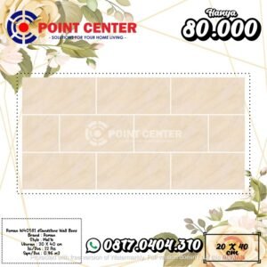 TERMURAH ROMAN KERAMIK 20 X 40 W40581 DSANDSTONE WALL BONE