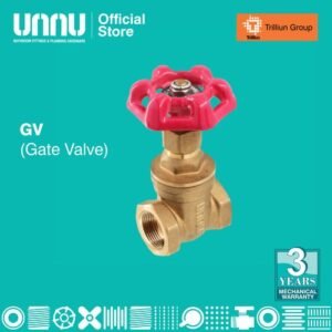 TERMURAH UNNU KRAN GATE VALVE - GV 1 INCHI