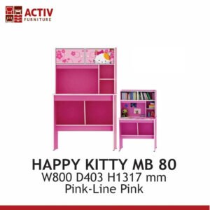 TERMURAH ACTIV FURNITURE HAPPY KITTY MB 80 X 132 CM MEJA BELAJAR ANAK