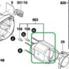 TERMURAH 160422052Z BOSCH FIELD STATOR GWS / SPARE PART