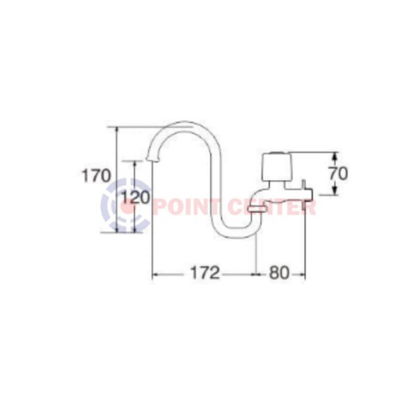 TERMURAH SAN EI A16JC KRAN DAPUR / KRAN SINK / KRAN ANGSA - Image 2