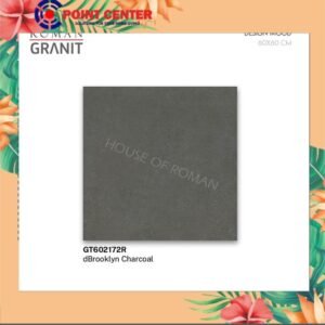 TERMURAH ROMAN GRANIT 60 X 60 GT602172R DBROOKLYN CHARCOAL