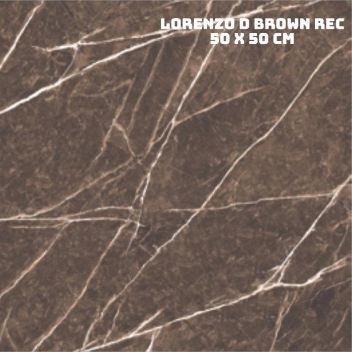 TERMURAH PLATINUM KERAMIK 50/50 LORENZO DARK BROWN REC