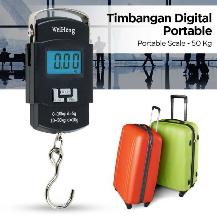 TERMURAH TAFFWARE WEIHENG TIMBANGAN DIGITAL KOPER DIGITAL 50 KG-WH-A08