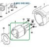 TERMURAH 2604220702 BOSCH FIELD STATOR GBM 13 HRE / SPARE PART