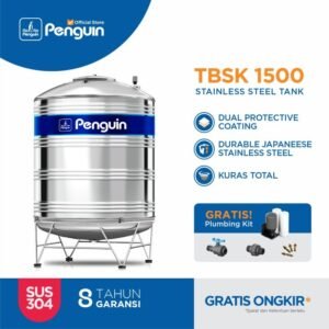 TERMURAH PENGUIN TANGKI / TOREN / TANDON STAINLESS TBSK 1500 1500 L