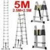 TERMURAH DALTON ML 1003 D Tangga Teleskopik Ganda 2.5M + 2.5M - Image 2